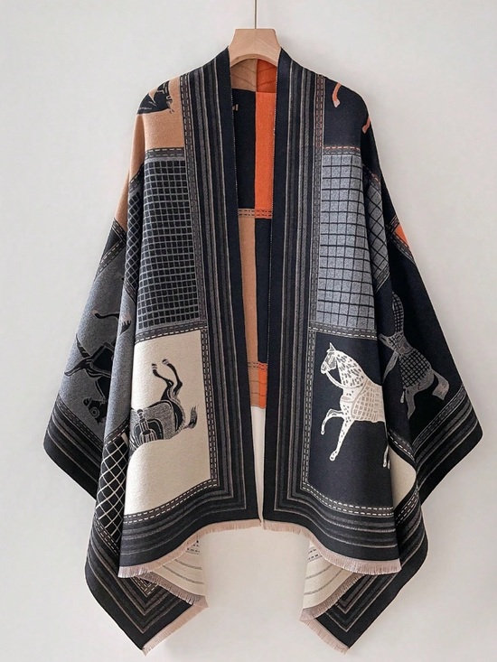 Unbranded Accessories - Faux Cashmere Shawl, Wrap, Scarf